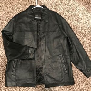 Men’s black Leather jacket